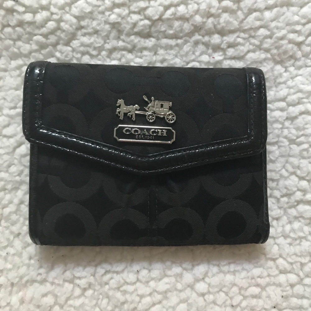 Authentic Coach Black Wallet